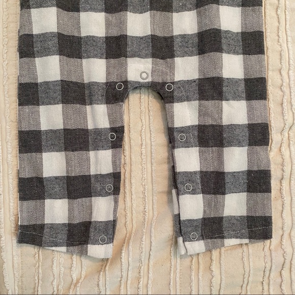 Mud Pie Grey Gingham Jumper for baby 6-9 months - Picture 3 of 4